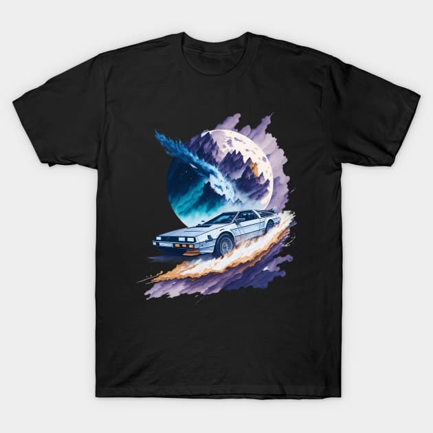 DMC DeLorean Art T-Shirt by Shop Goods